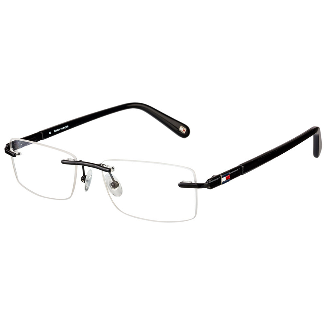 Buy Tommy Hilfiger TH5196 I Medium Size-53 Black Unisex Eyeglasses