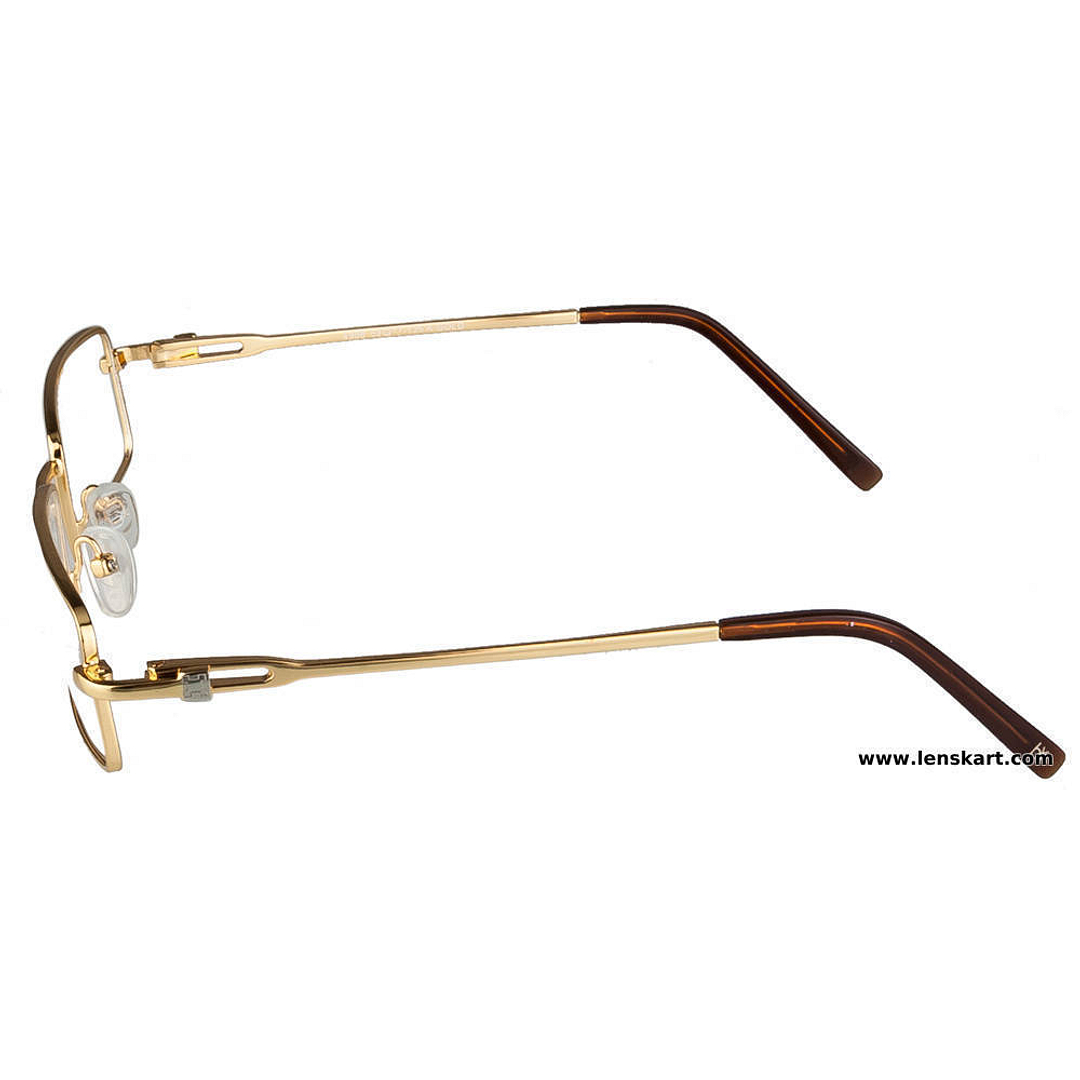 BRANDED Gold Full Rim left side