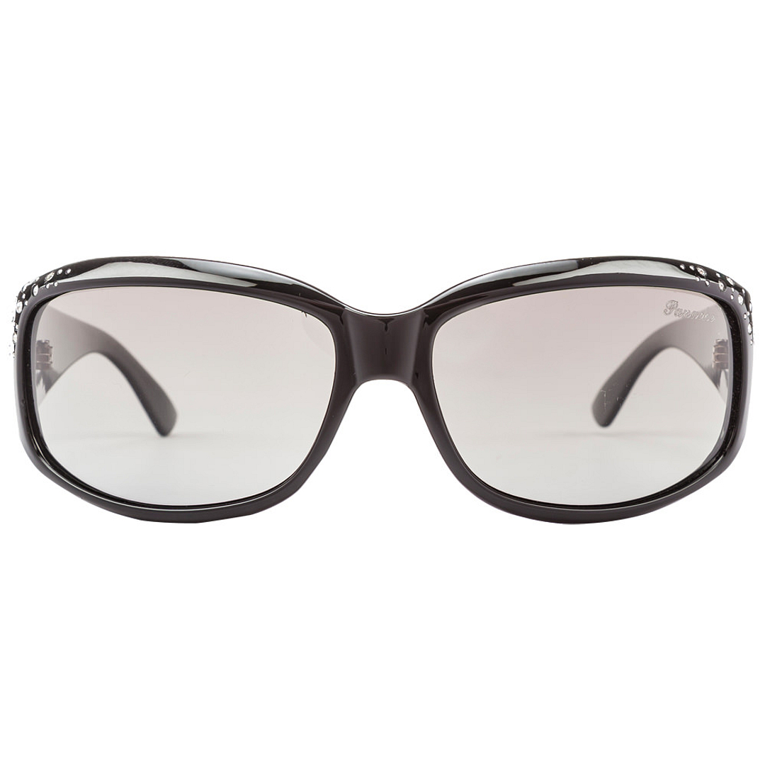 BRANDED Black Full Rim Oval left side