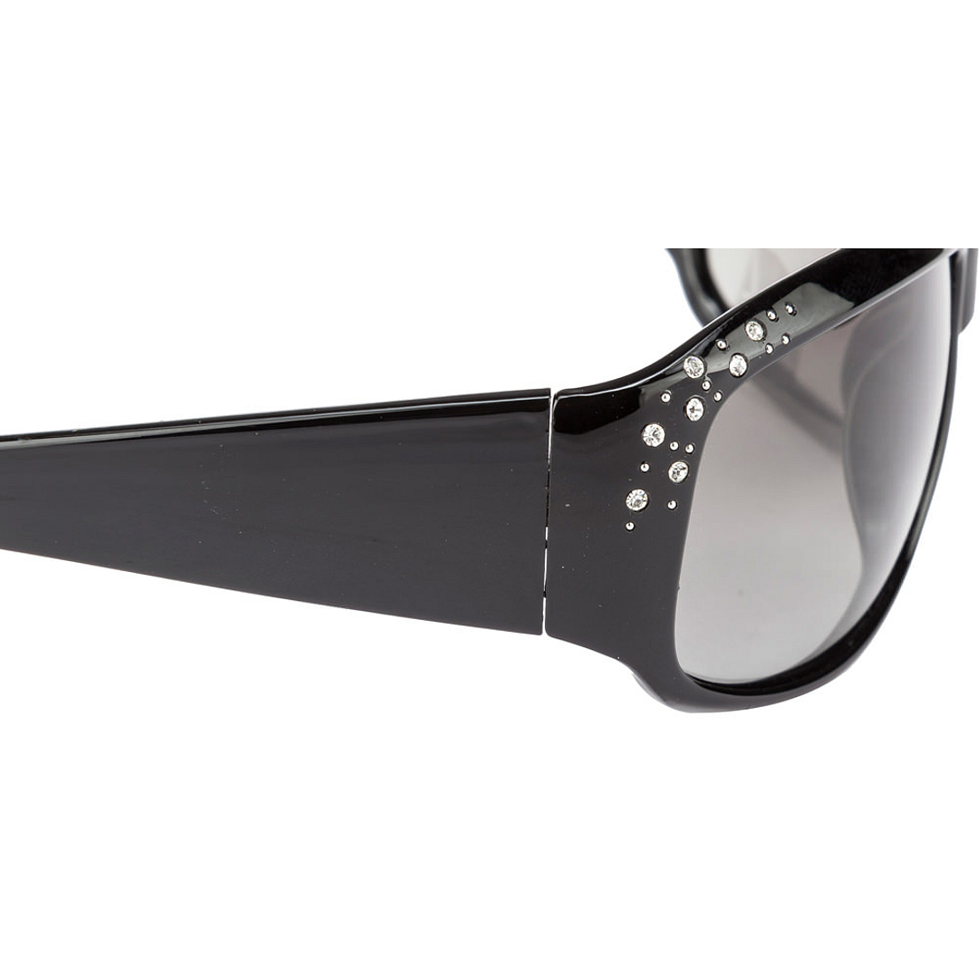 BRANDED Black Full Rim Oval right side