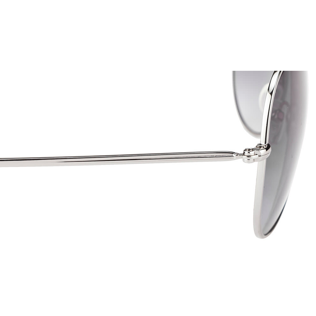 BRANDED Silver Full Rim Aviator right side