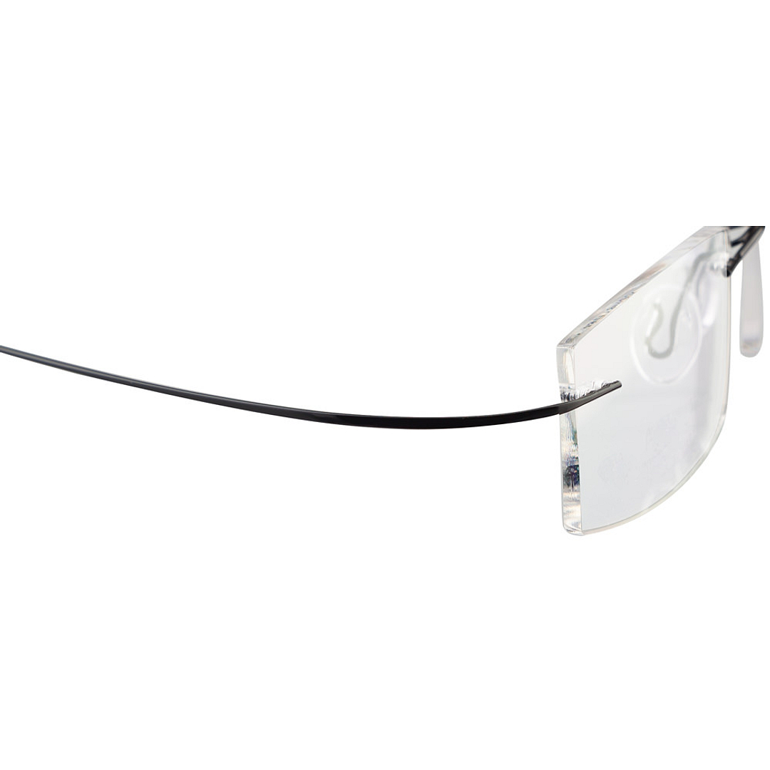 BRANDED Orange Rimless Rectangle right side
