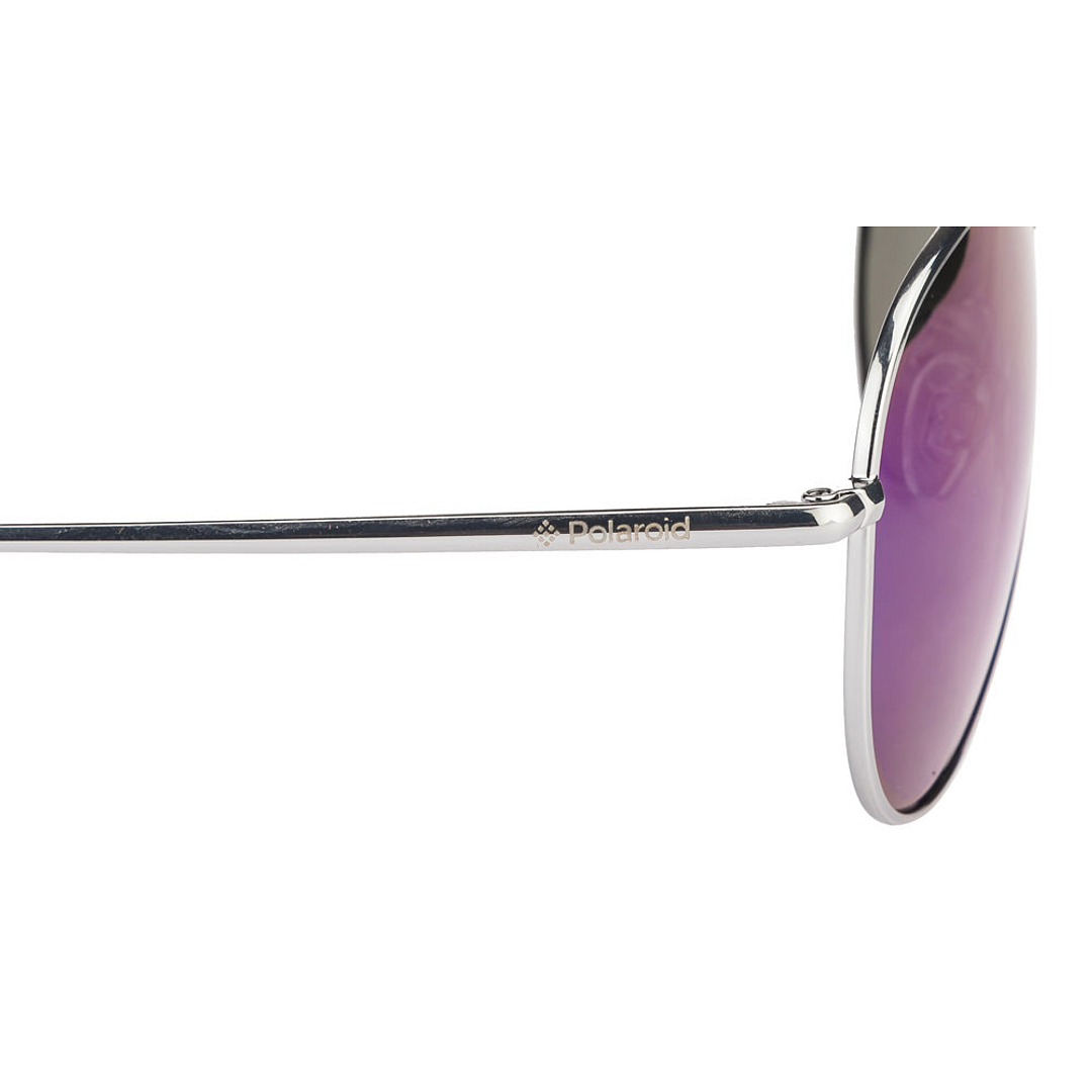 Polaroid Silver Full Rim Aviator right side