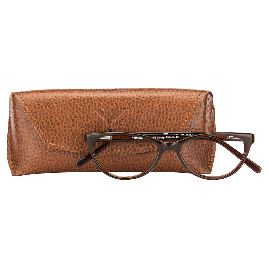 Vincent Chase Online Dark Brown Full Rim Cat Eye left side