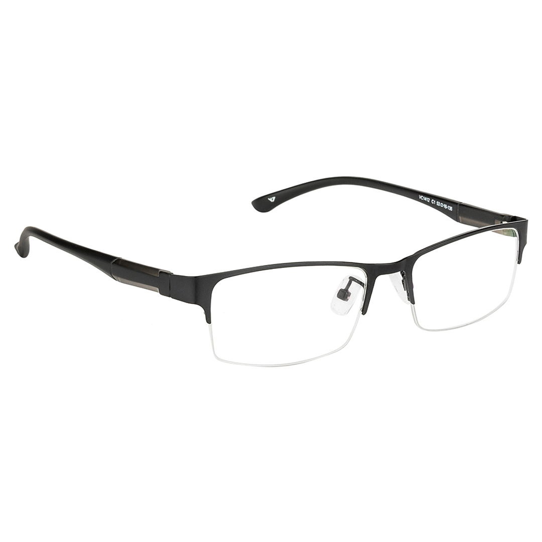 Vincent Chase Online Black Half Rim Rectangle left side