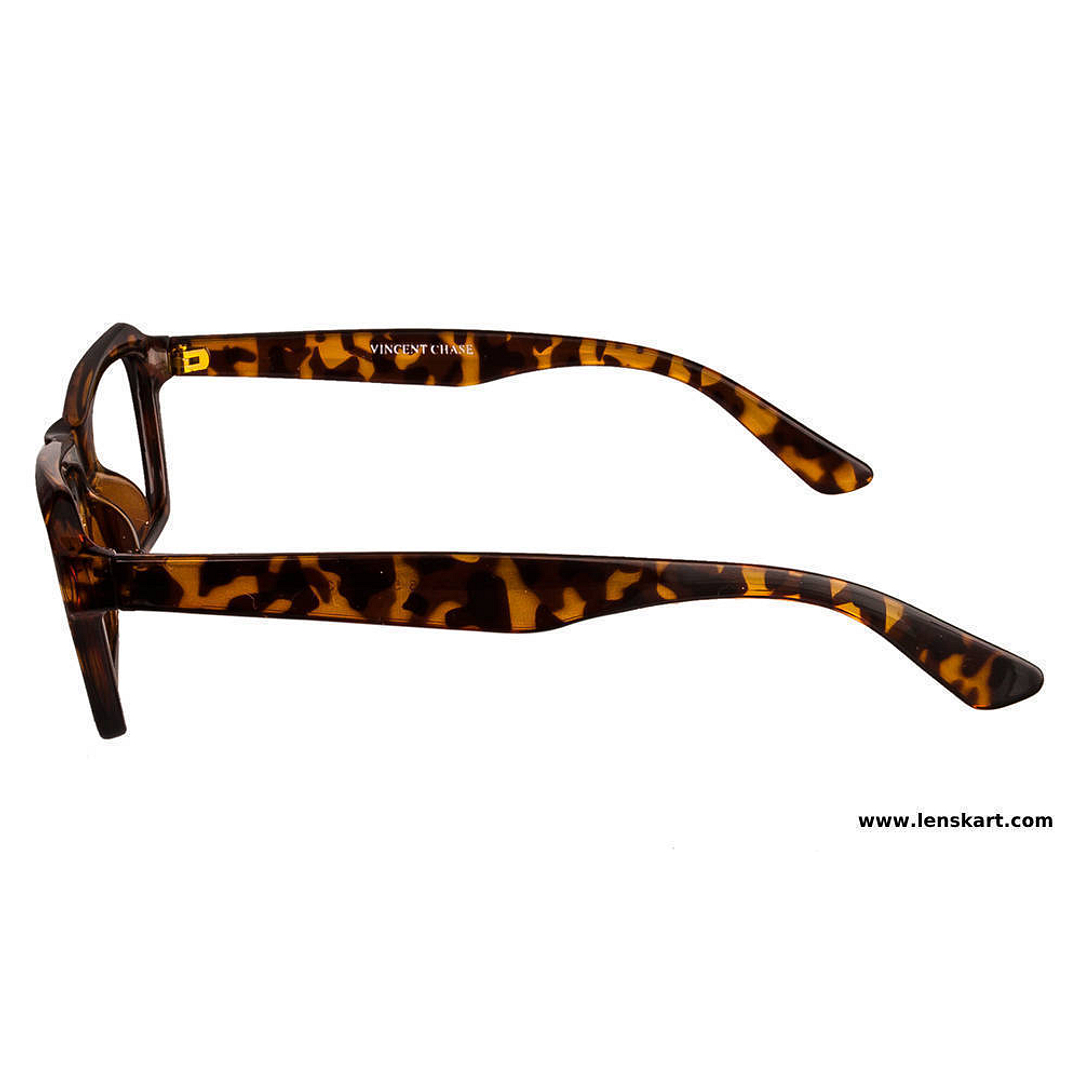 Vincent Chase Online Light Brown Full Rim Square left side