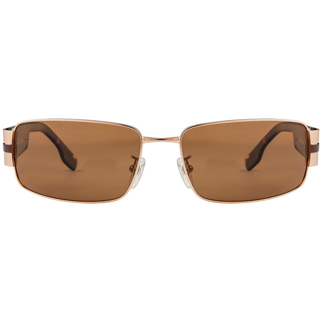 BRANDED Gold Full Rim Rectangle left side