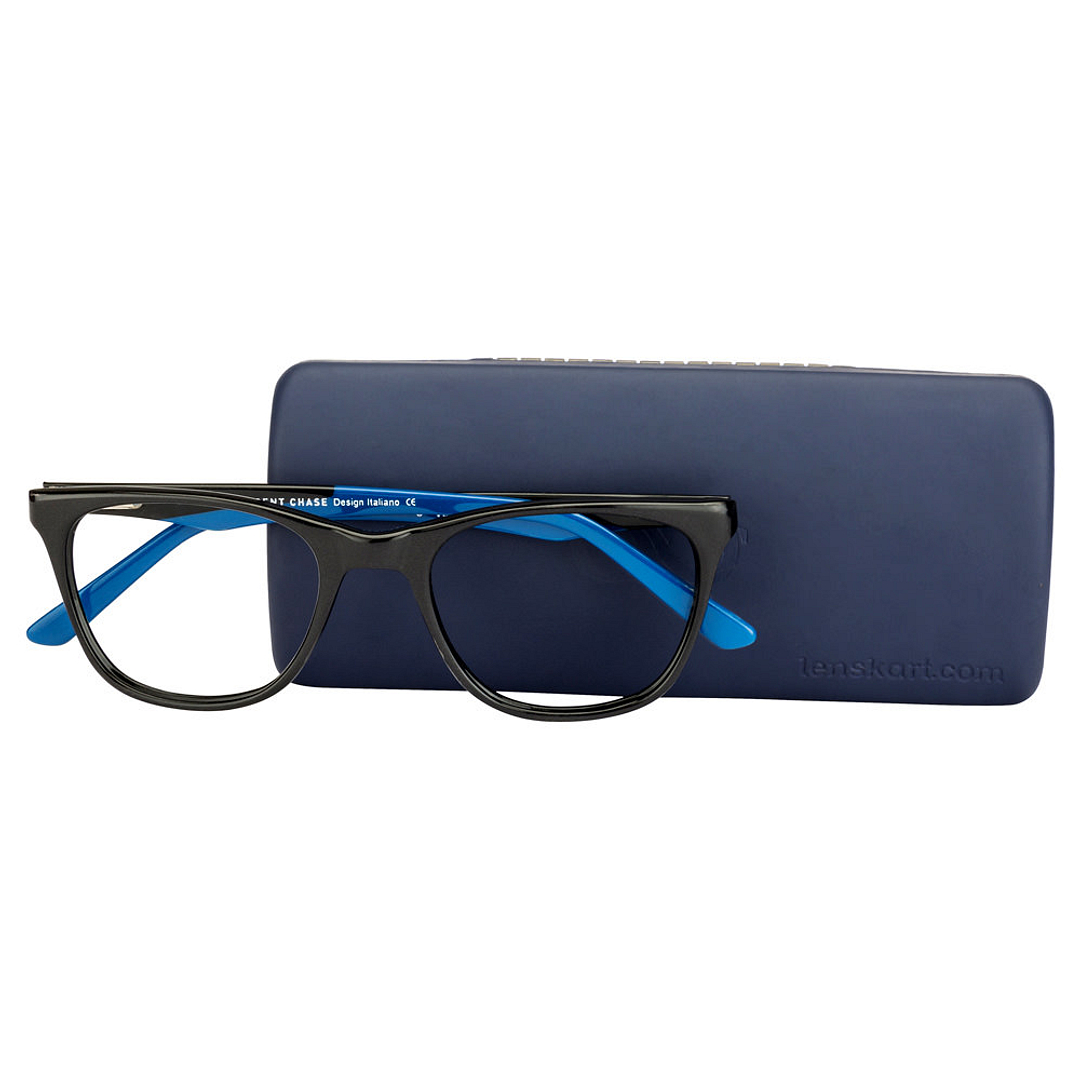 Vincent Chase Online Black Full Rim Square left side