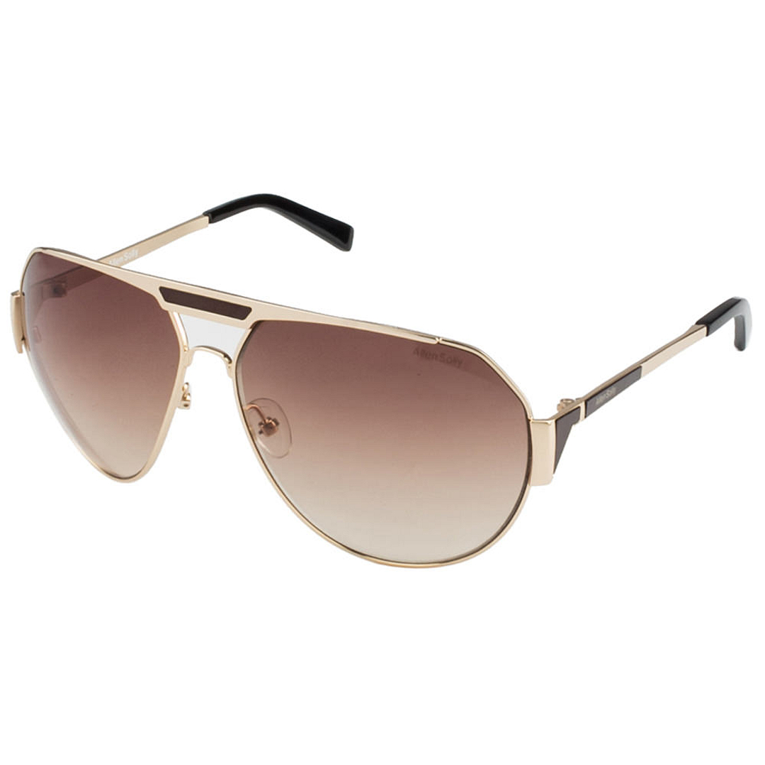 BRANDED Gold Full Rim Aviator right side