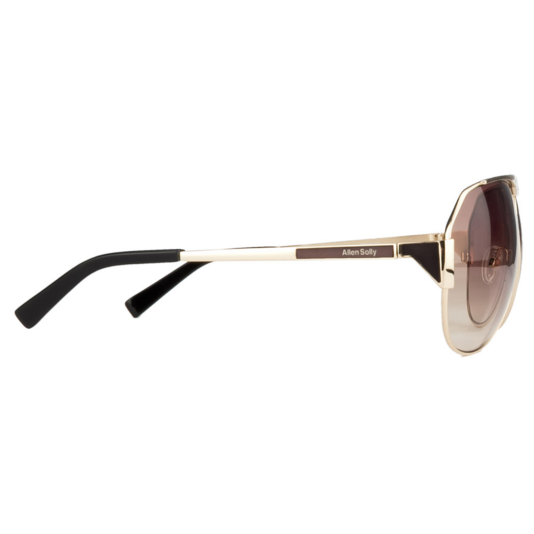 BRANDED Gold Full Rim Aviator right side