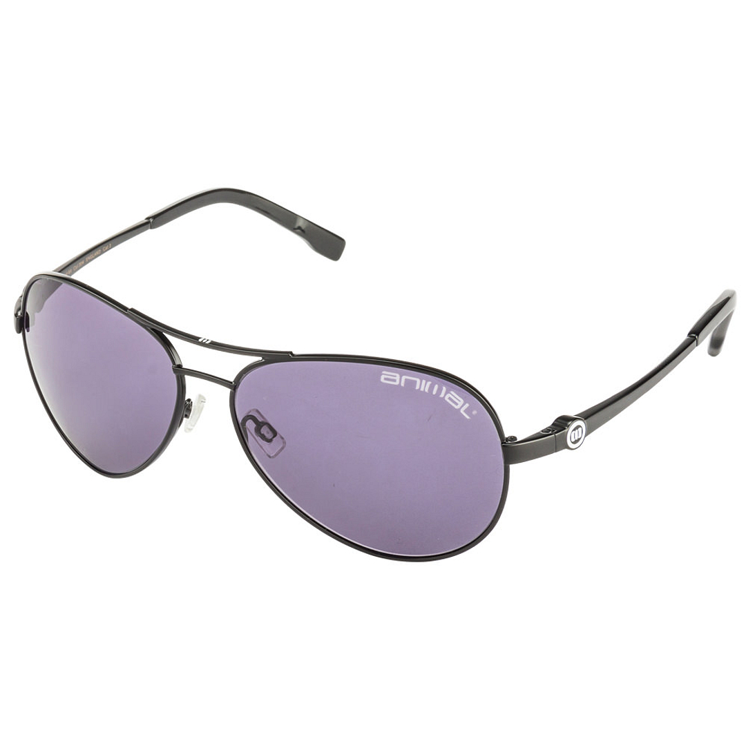 BRANDED Black Full Rim Aviator right side
