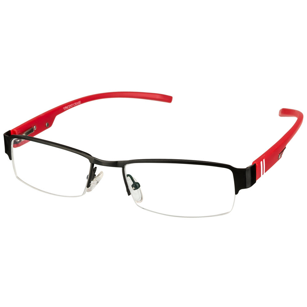Vincent Chase Online Red Half Rim Rectangle right side