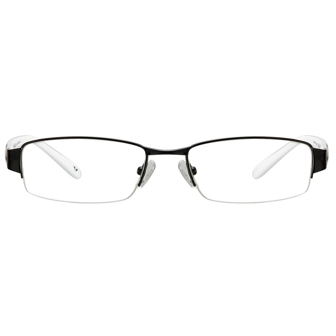 Vincent Chase Online Black Half Rim Rectangle left side