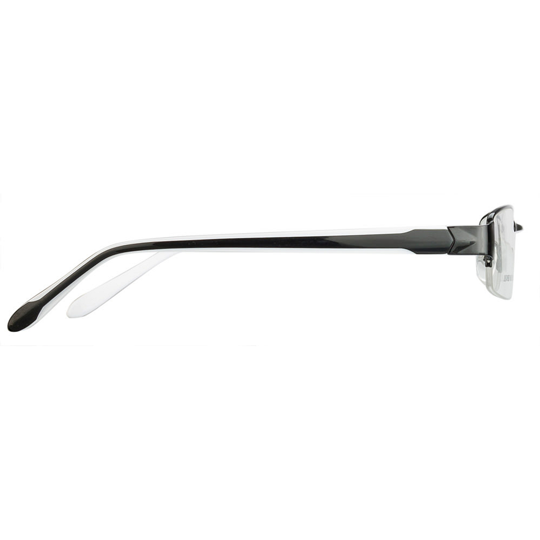 Vincent Chase Online Black Half Rim Rectangle left side