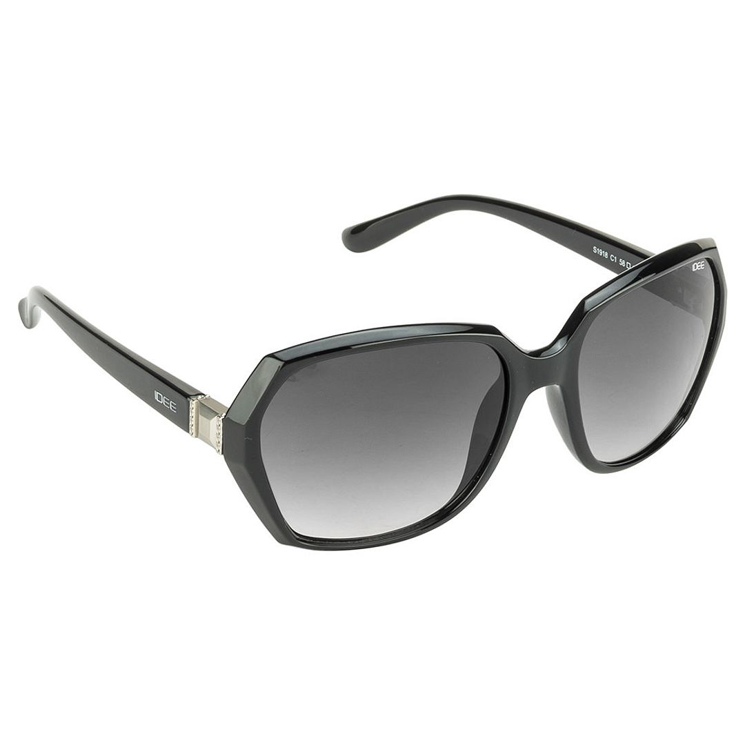 BRANDED Black Full Rim Rectangle left side