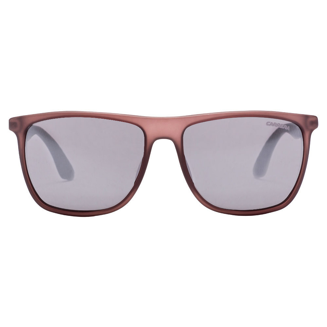 BRANDED Grey Transparent Full Rim Square left side