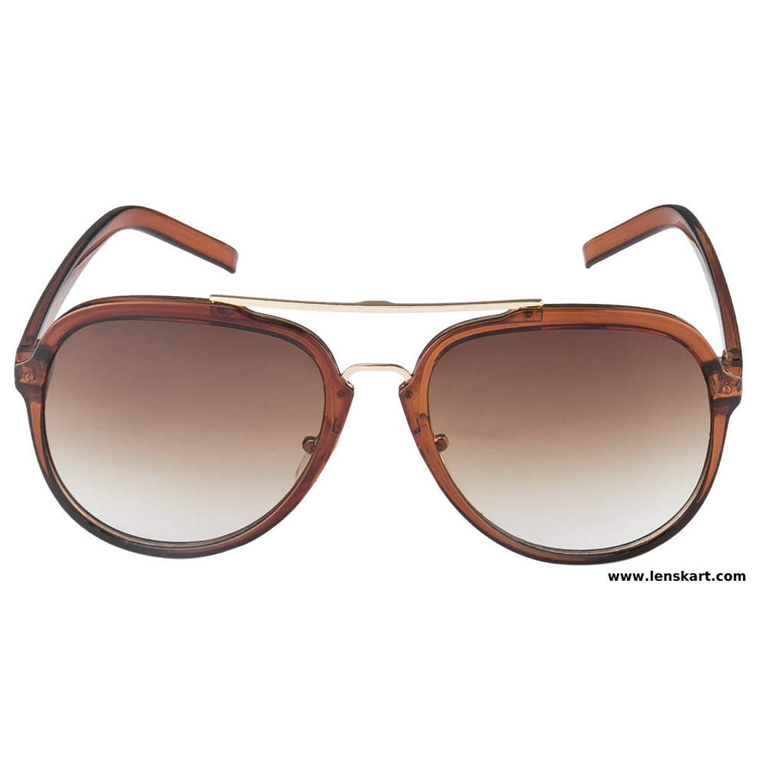 Vincent Chase Online Gold Full Rim Aviator left side