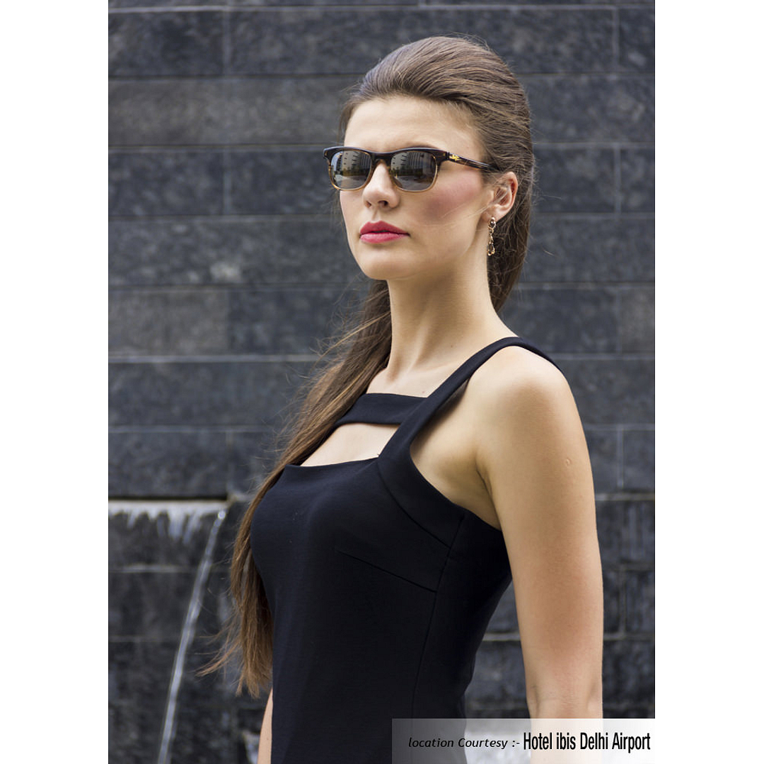 BRANDED Dark Brown Full Rim Square right side