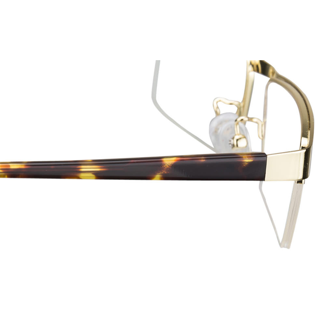 Vincent Chase Online Mid Gunmetal Half Rim Rectangle left side