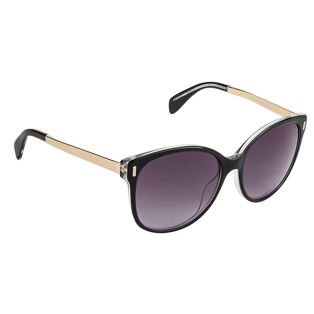 BRANDED Black Full Rim Cat Eye left side