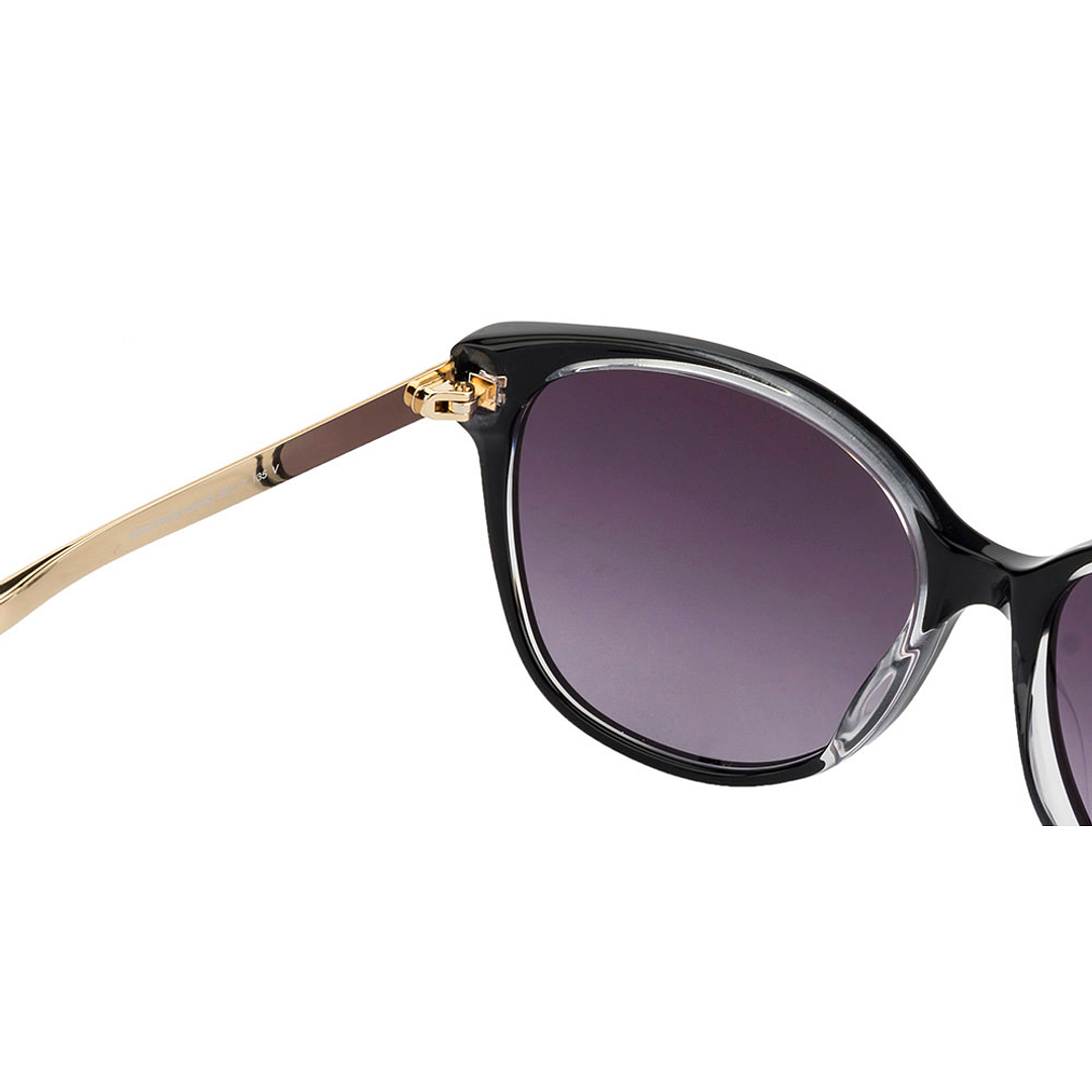BRANDED Black Full Rim Cat Eye right side