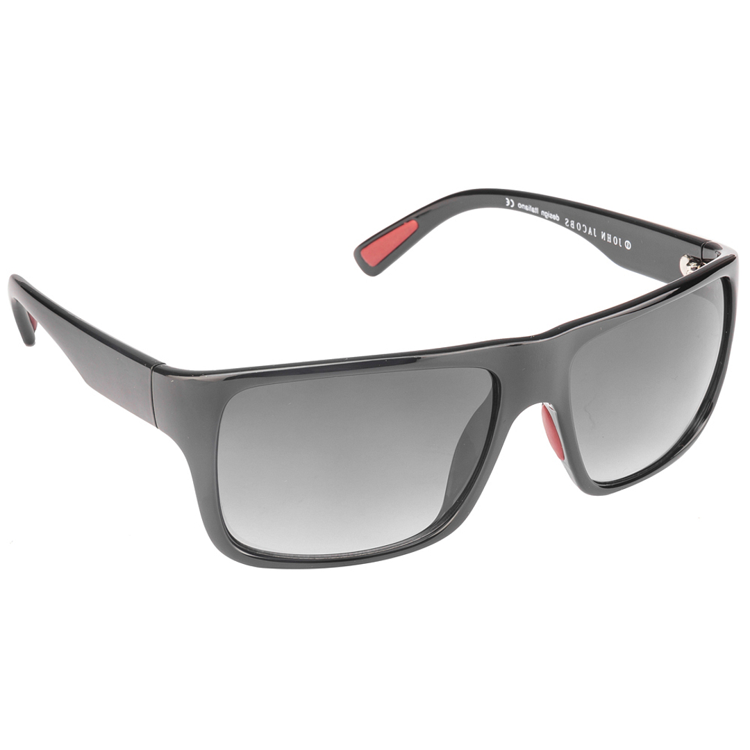 John Jacobs Computer Glasses Black Full Rim Rectangle left side