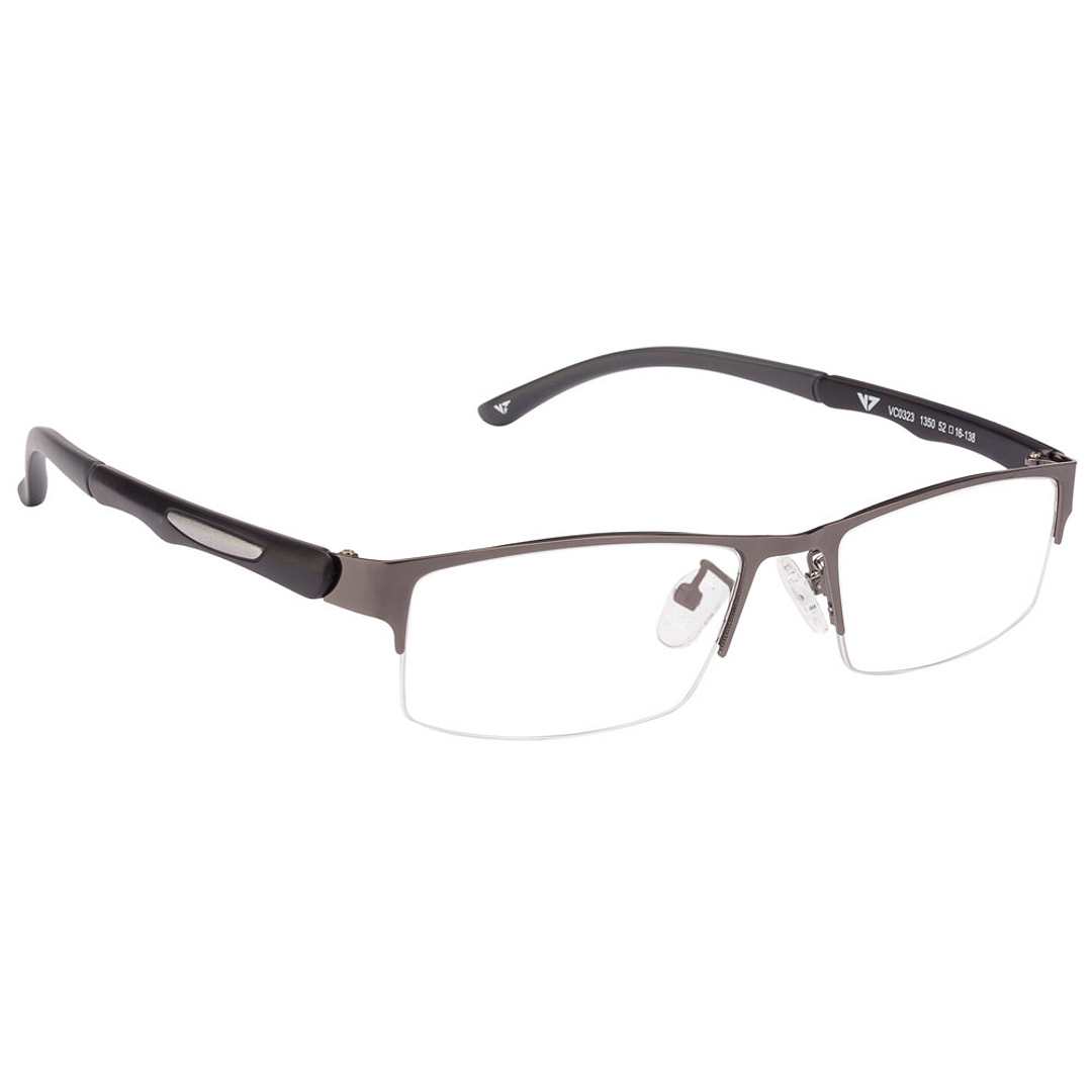 Lenskart Air Online Black Half Rim Rectangle left side
