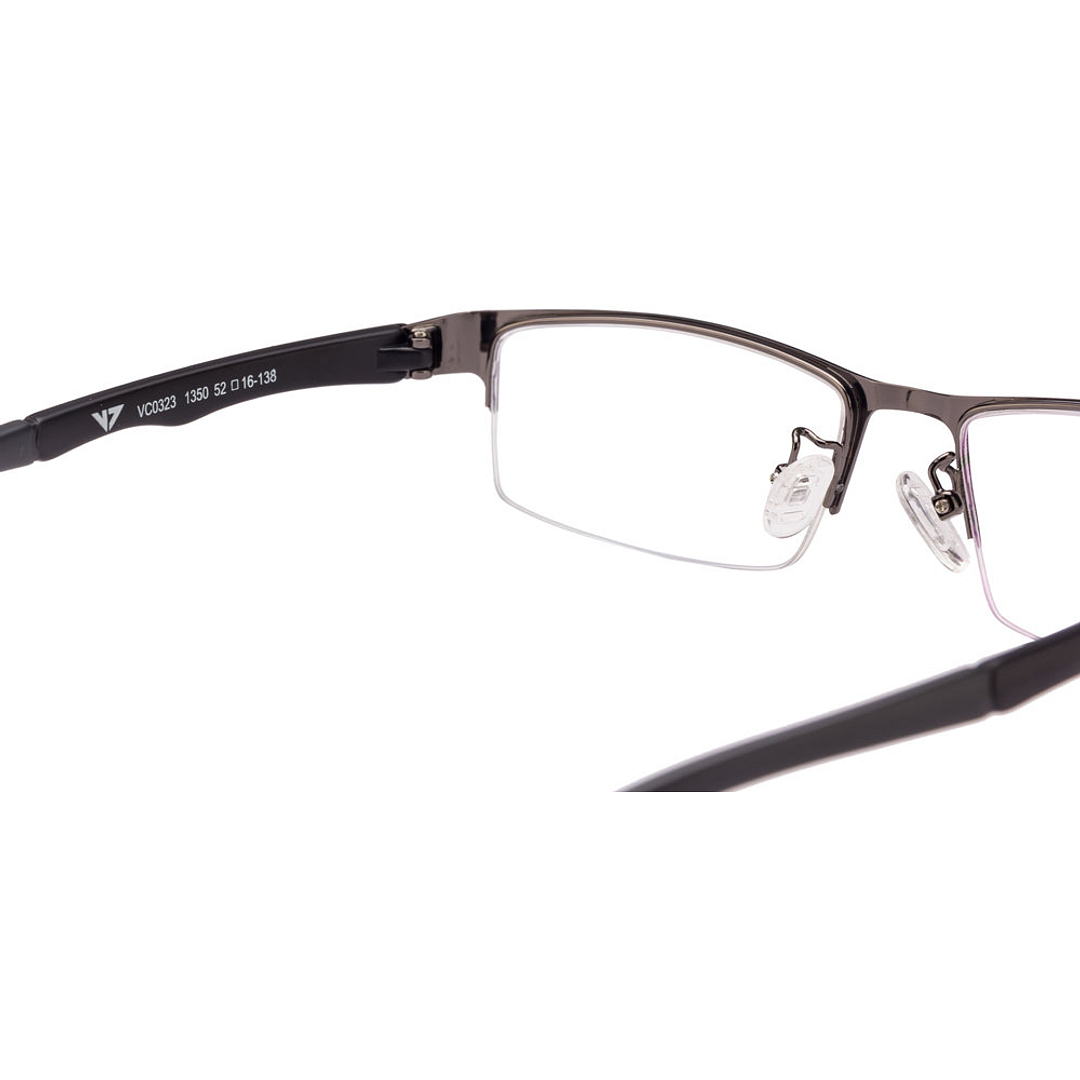 Lenskart Air Online Black Half Rim Rectangle right side
