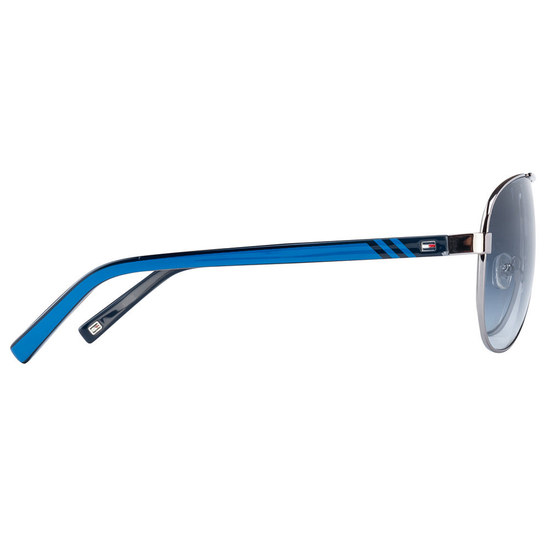 Tommy Hilfiger Mid Gunmetal Full Rim Aviator right side