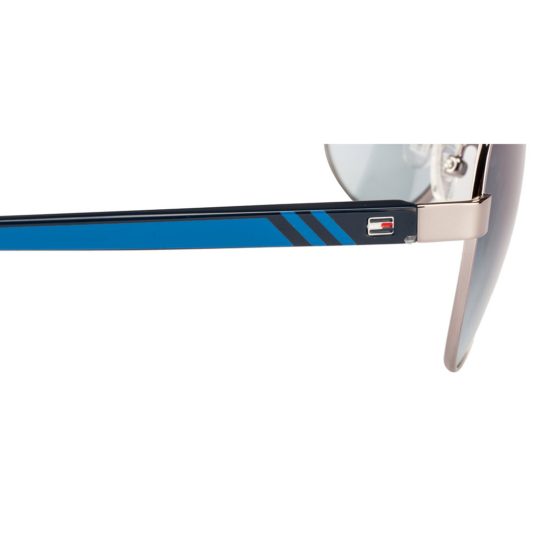 Tommy Hilfiger Mid Gunmetal Full Rim Aviator left side