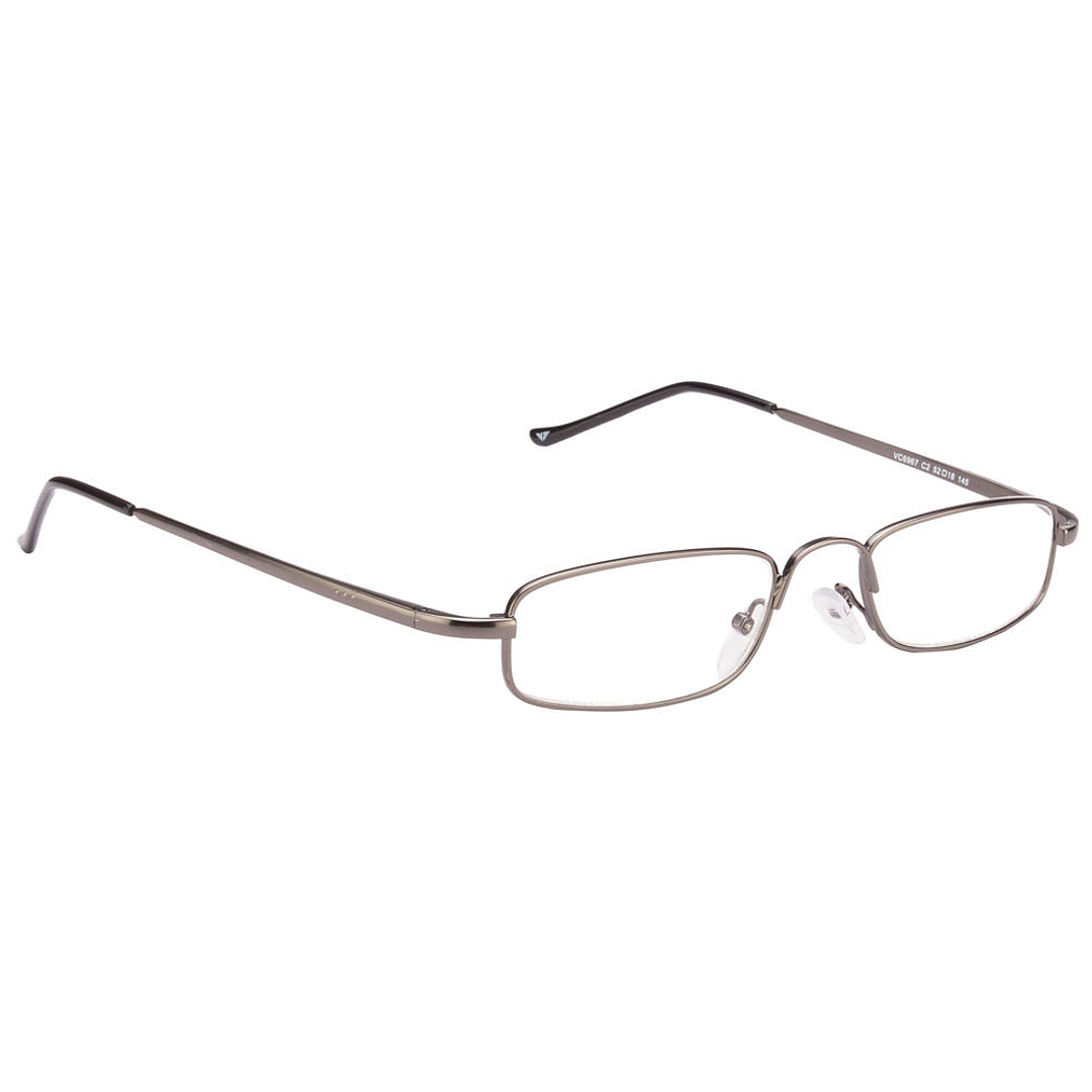 Lenskart READERS Gunmetal Dark Gunmetal Full Rim Rectangle Lenskart READERS VC 6967 Only for 3 5 Prefitted Powers left side