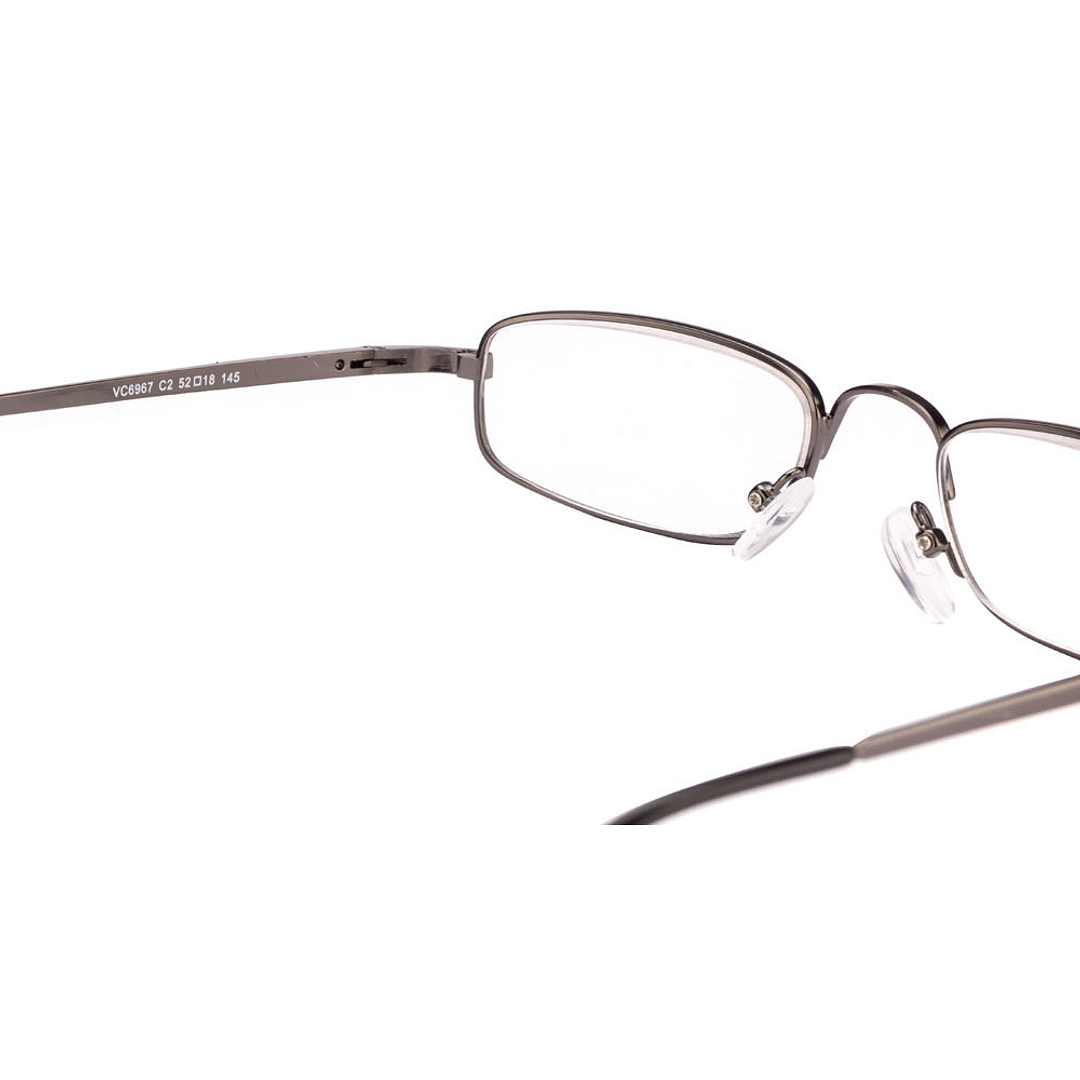 Lenskart READERS Gunmetal Dark Gunmetal Full Rim Rectangle Lenskart READERS VC 6967 Only for 3 5 Prefitted Powers right side