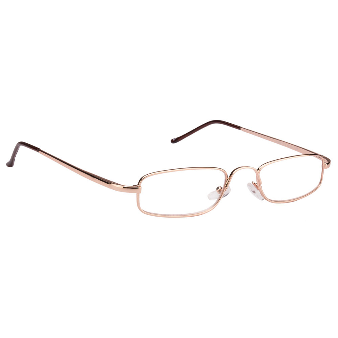 Lenskart READERS Gold Golden Brown Full Rim Rectangle Lenskart READERS VC 6967 Only for 1 Prefitted Powers left side