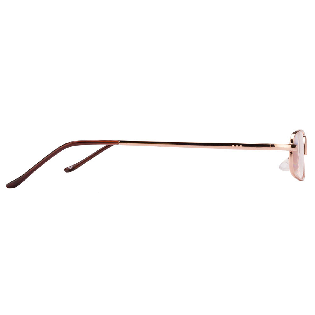 Lenskart READERS Gold Golden Brown Full Rim Rectangle Lenskart READERS VC 6967 Only for 1 Prefitted Powers right side