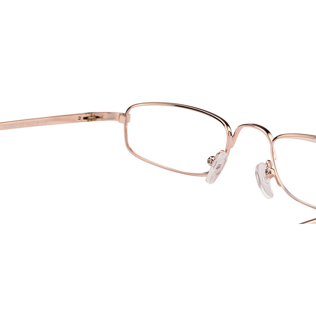 Lenskart READERS Gold Golden Brown Full Rim Rectangle Lenskart READERS VC 6967 Only for 3 5 Prefitted Powers right side