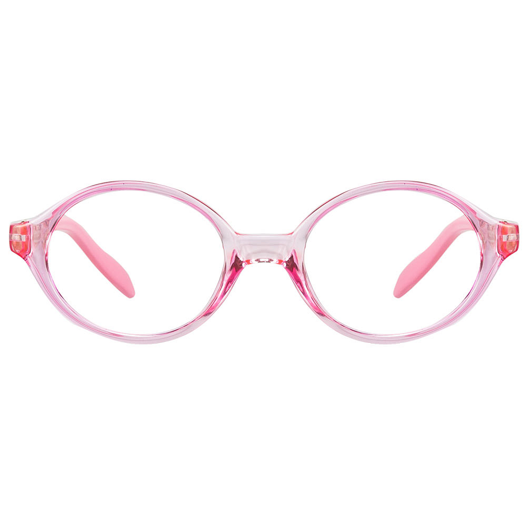 BRANDED Pink Full Rim Round left side