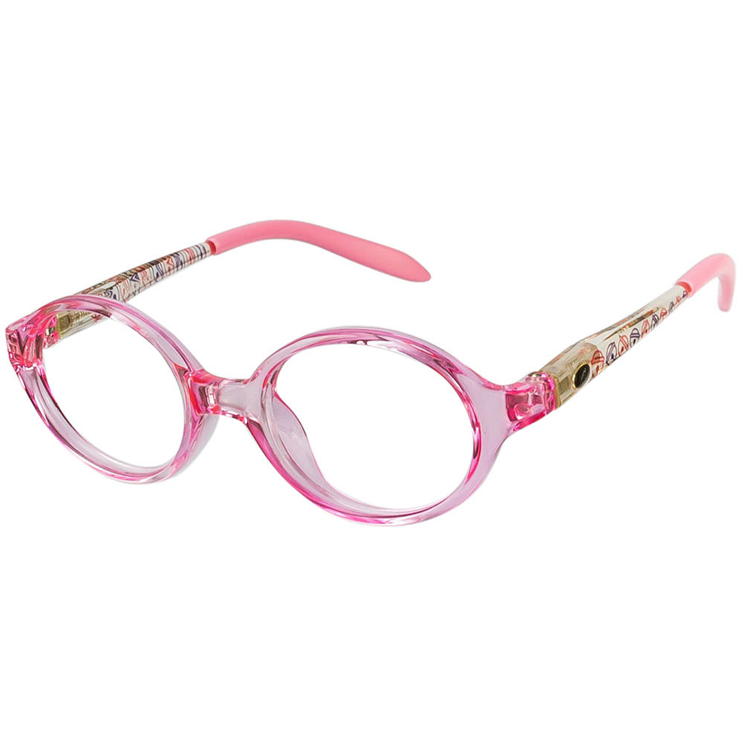 BRANDED Pink Full Rim Round right side