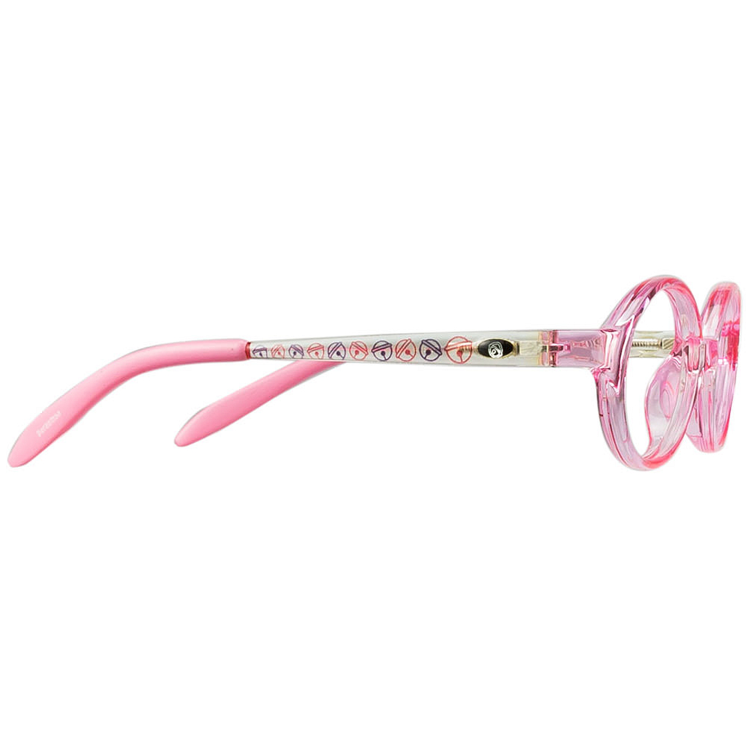 BRANDED Pink Full Rim Round left side