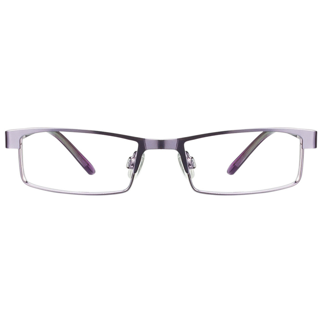 BRANDED Purple Full Rim Rectangle left side