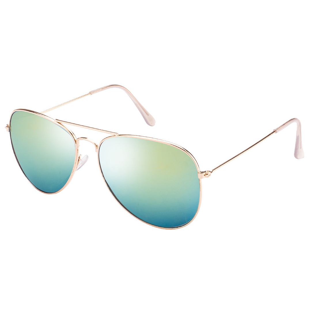BRANDED Gold Full Rim Aviator right side