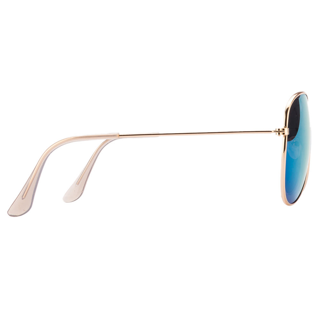 BRANDED Gold Full Rim Aviator right side