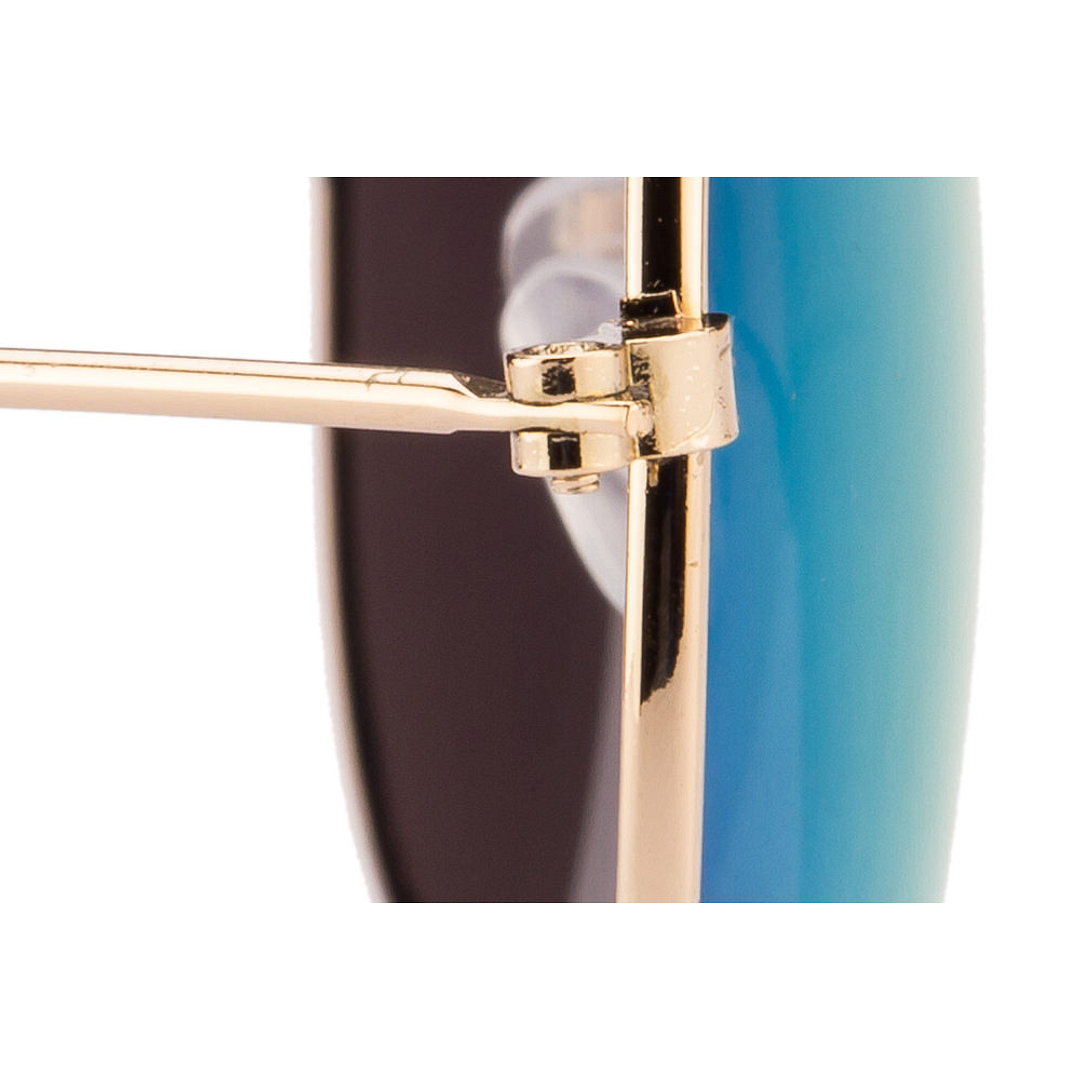 BRANDED Gold Full Rim Aviator right side