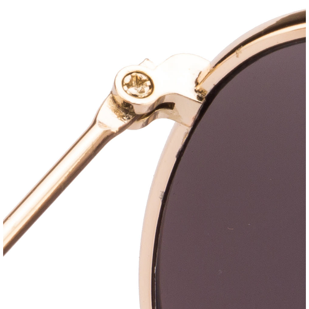 BRANDED Gold Full Rim Aviator left side