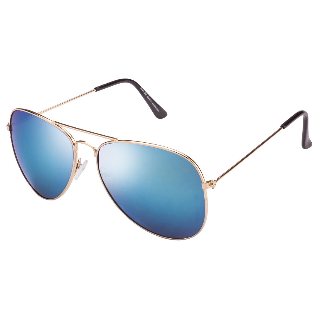 BRANDED Gold Full Rim Aviator right side
