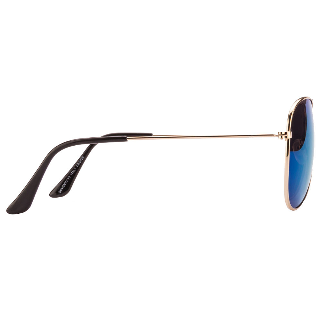 BRANDED Gold Full Rim Aviator right side