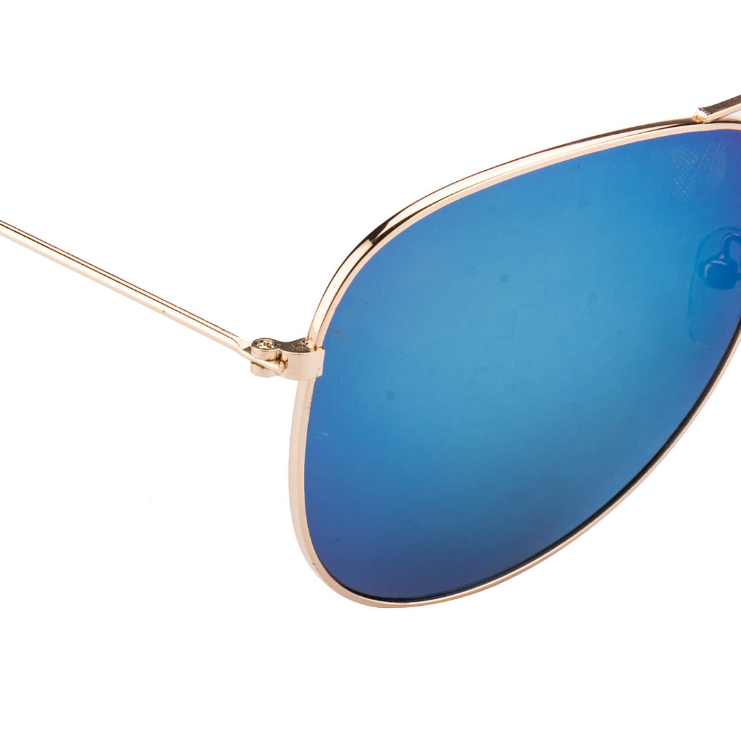 BRANDED Gold Full Rim Aviator right side