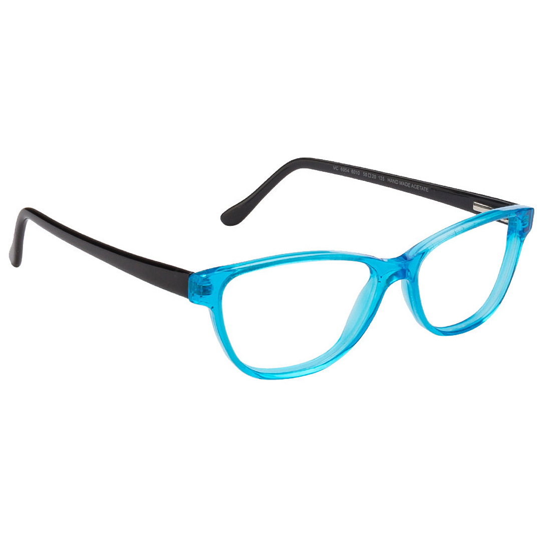 Vincent Chase Online Sky Blue Full Rim Cat Eye left side
