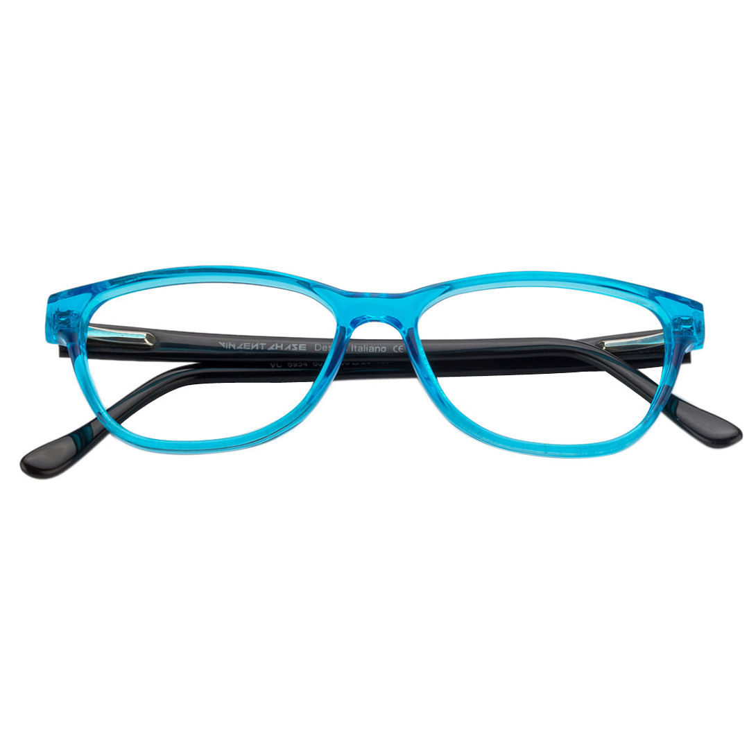 Vincent Chase Online Sky Blue Full Rim Cat Eye left side