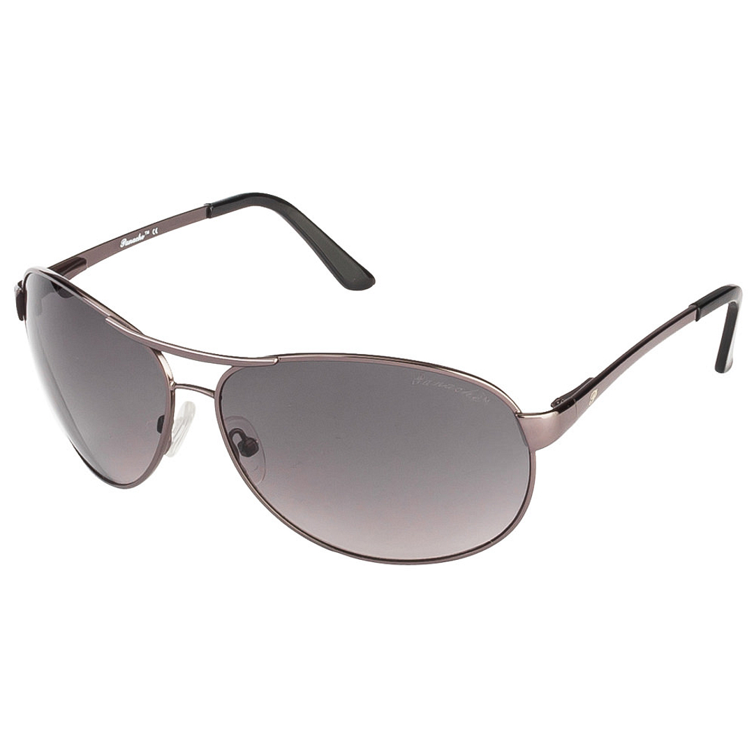 BRANDED Mid Gunmetal Full Rim Aviator left side