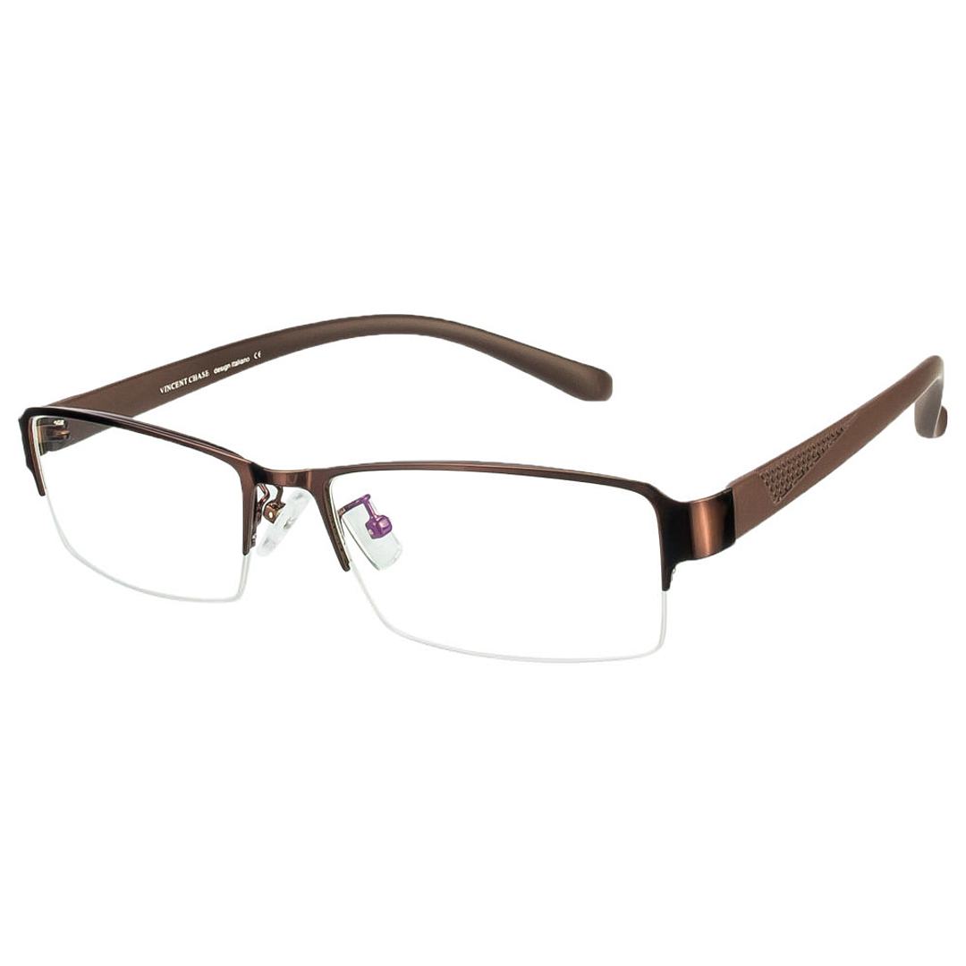 Buy Copper Brown Half Rim Rectangle Lenskart Air Online Air